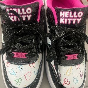 Hello Kitty Kids Sneakers - Black, Pink, and White